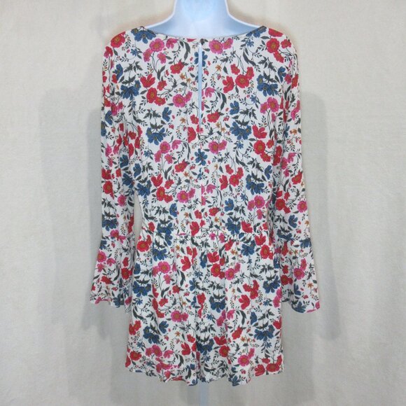 American Eagle Floral V-Neck Romper | Size Small - Picture 2 of 14